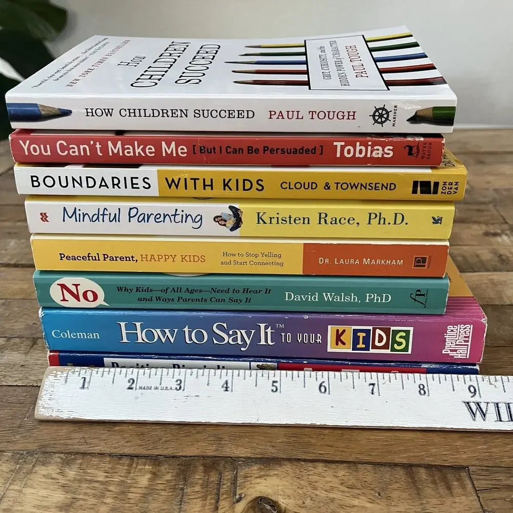 Parenting Books Raising Happy Children Lot of 8 Paper Cover MIndful Parenting